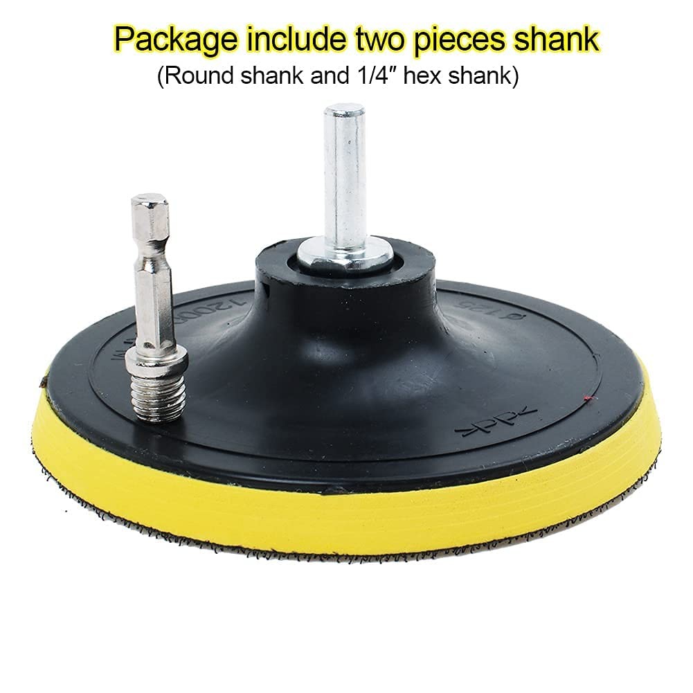 80 Pack 5 Inch Sanding Discs Kit 8 Hole Sander for Drill Polishing Pad Hook