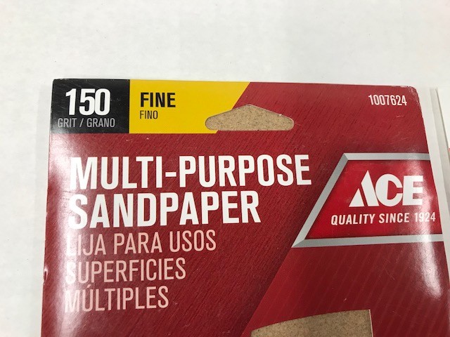 1/2 sheet multi-purpose SANDPAPER ASSORTED GRITS 25 sheets 4 1/2″ x 11″ see pics