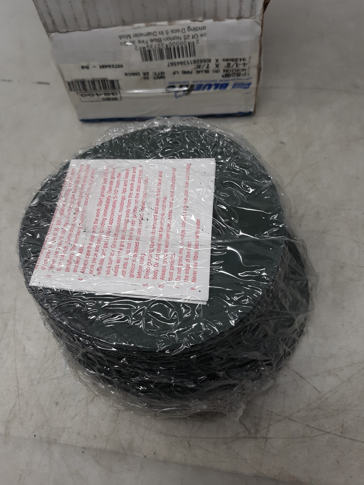 Lot of 25 Bluefire F826P 36 Grit 5″ Sanding Discs PSA Adhesive Back – Heavy Duty