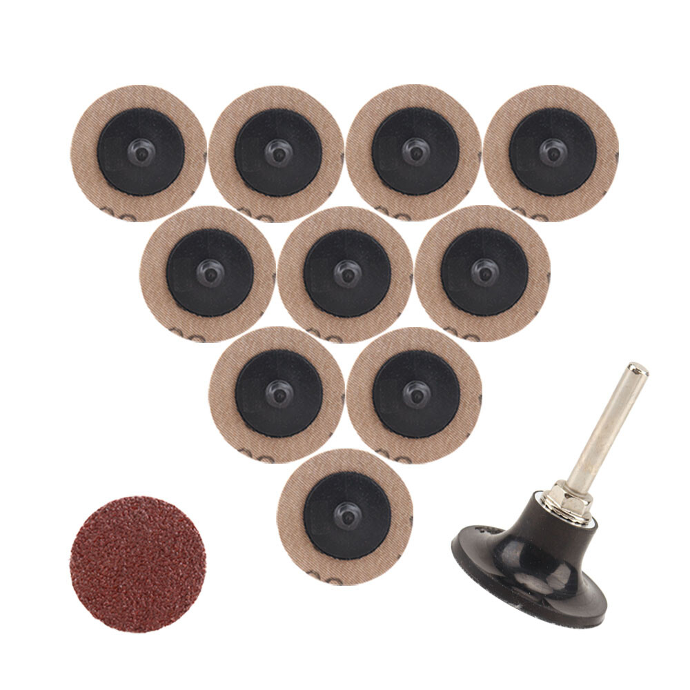50mm 2″ Sanding Disc R-type Roll Lock Surface Grinding Discs with 1/4” Holder