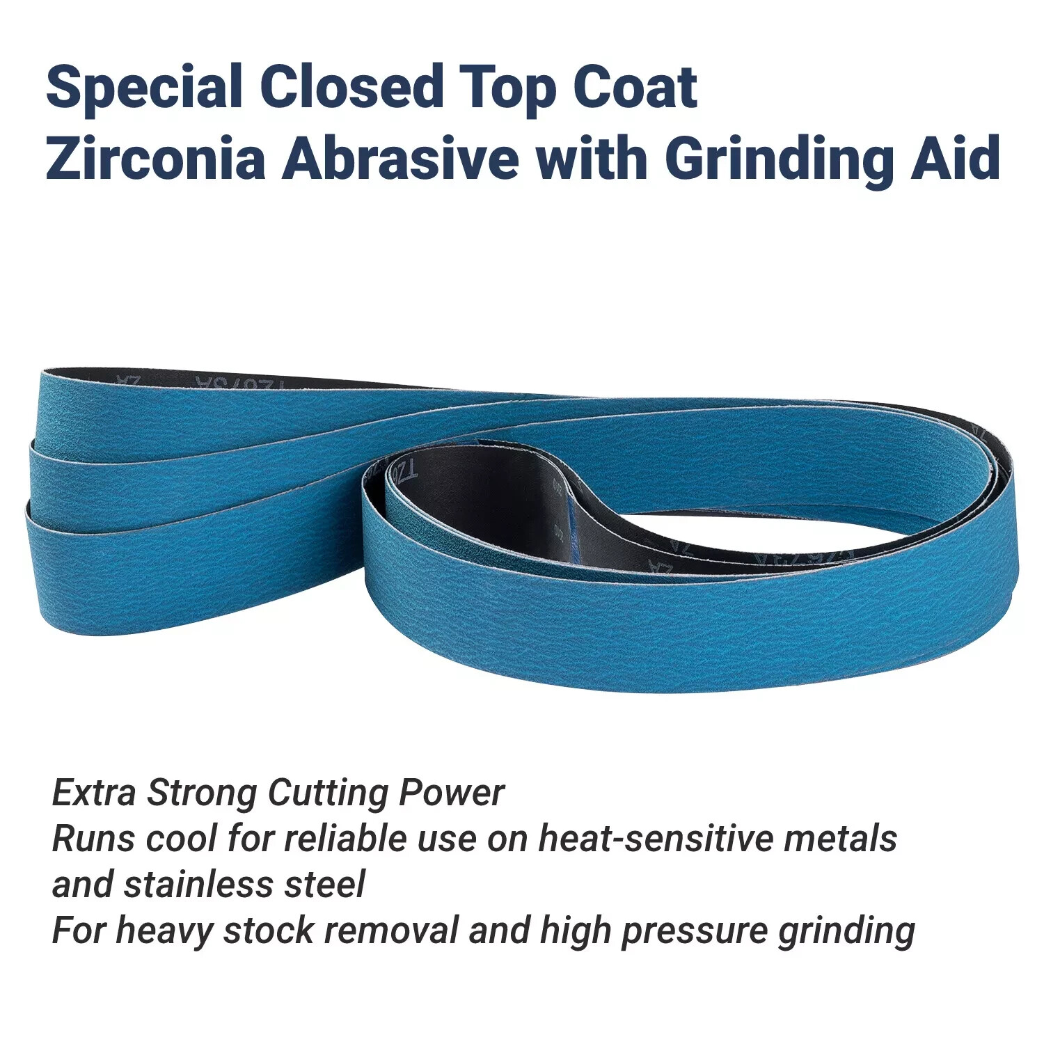2″x42″ ” Zirconia Sanding Belt 36 Grit Sander Belts for Metal