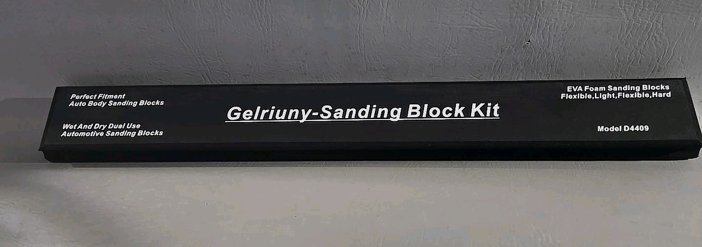 GELRIUNY D4409 Black Long 24″ Sanding Block,Auto Body Sanding Block,Automotive S
