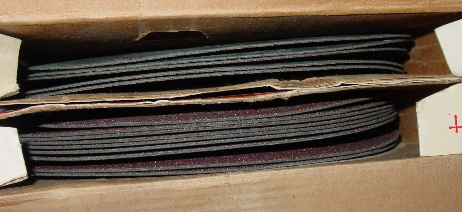 Fiber Resin Sanding 145 Discs Aluminum Oxide Large Mix Lot Sears Norton USA NOS