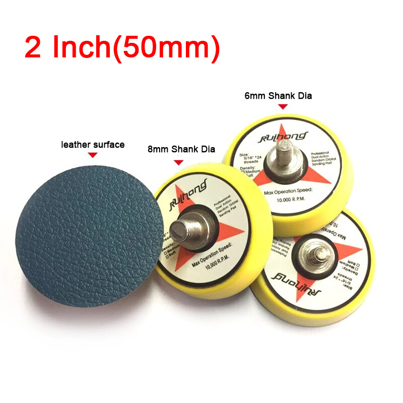 2 inch 50mm Sanding Polishing Backing Pads M6 M8 Thread for Discs Air Sander