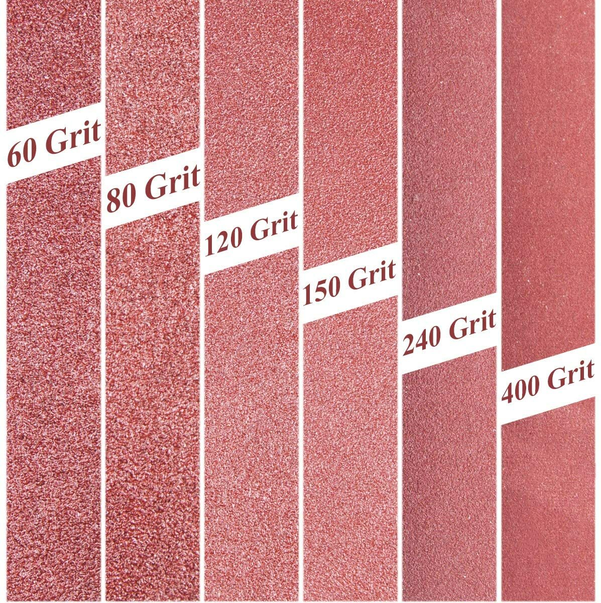 24 PACK 4″ x 36″ Sanding Belts 60 80 120 150 240 400 Grit Belt Sander Sandpaper
