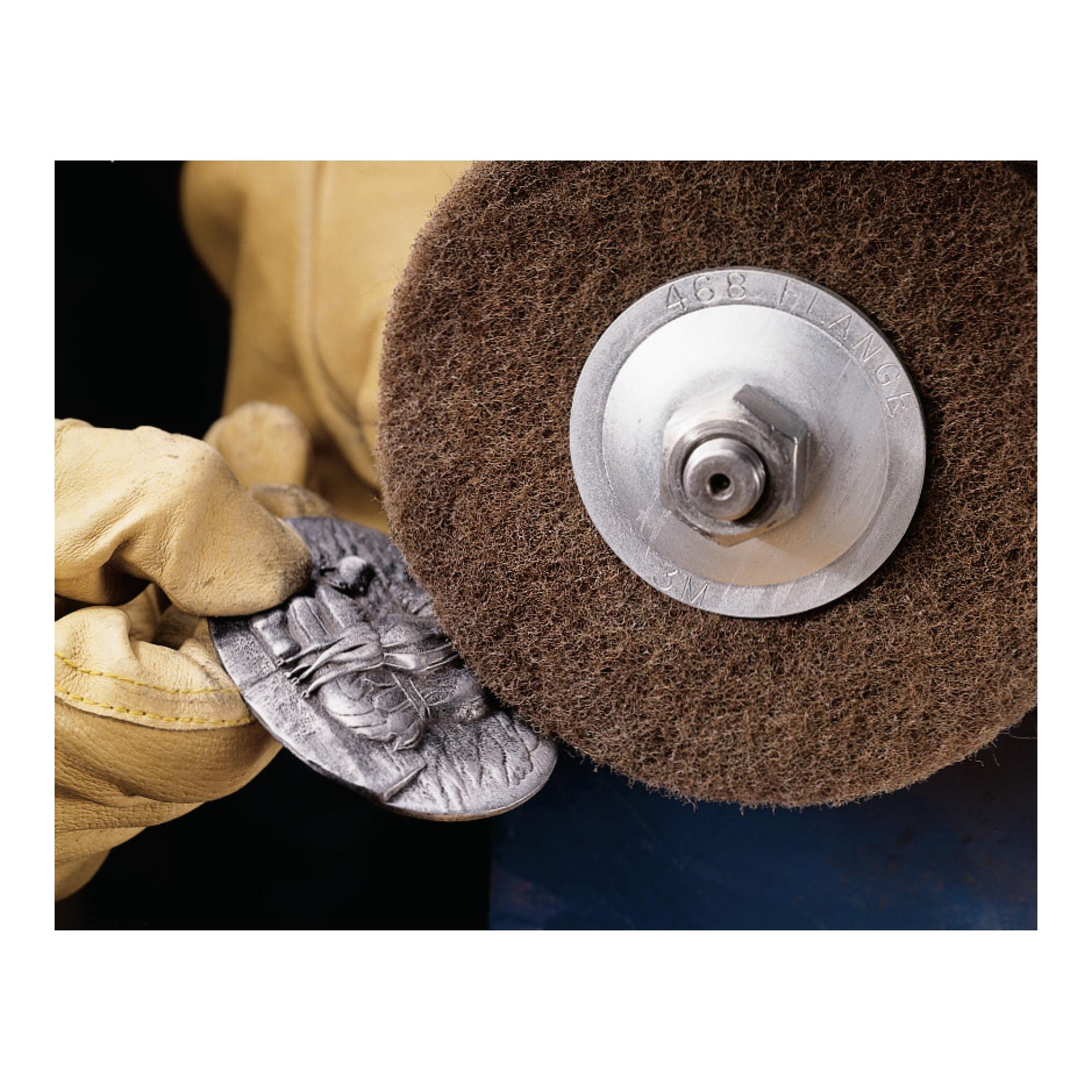 Scotch-Brite High Strength Disc, HS-DC, A/O Very Fine, 12 in x 1-1/4in