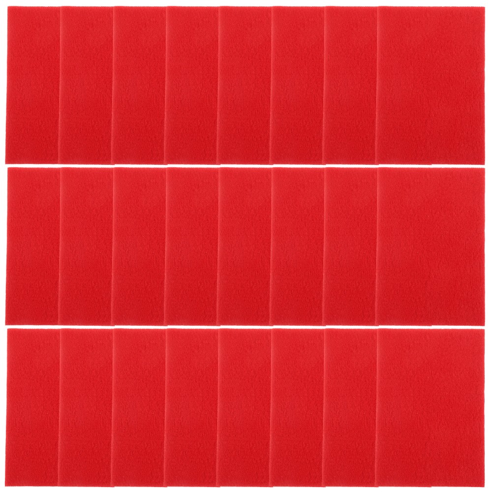 30Pcs Medium Grit Sanding Sponge Sheets for Polishing Metal Plastic Red Sponge