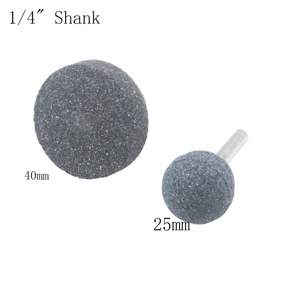 Inovsolid 8 Pcs Assorted Drill Grinding Stones 1/4 Inch Shank Various Shape A…