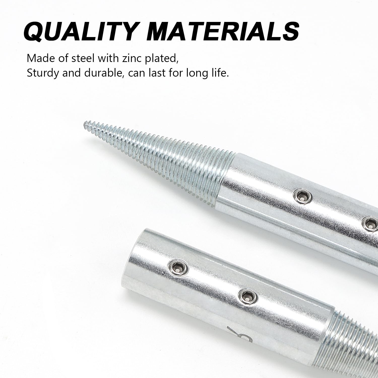 BLSGBUIDING 1/2″ Spindle Tapered Threaded Adapter Left & Right Pair
