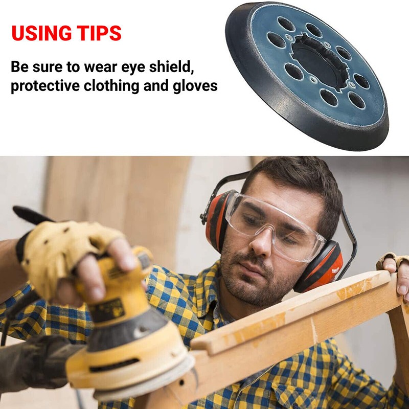 5″ Replacement Sander Pads for DeWalt Sander, 5 Inch 8 Hole Hook and Loop
