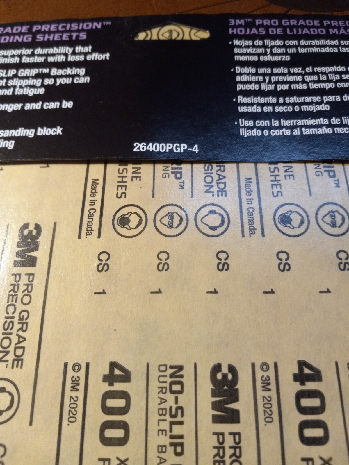 3M 26400PGP-4 Pro Grade Precision Sanding Sheet, 400 Grit, 11″ L x 9″ W