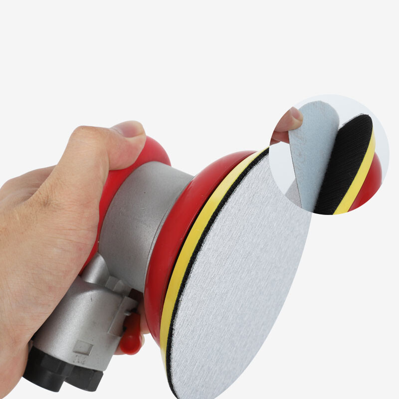 6 Inch 150mm Flocking White Sand Dry Grinding Sandpaper Disc 60~1000# Hook &Loop