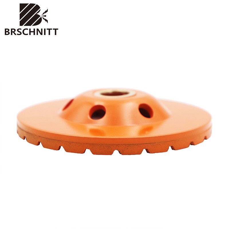 Diamond Grinding Cup Wheel Turbo Row Polishing Disc for Concrete Masonry 4-7inch
