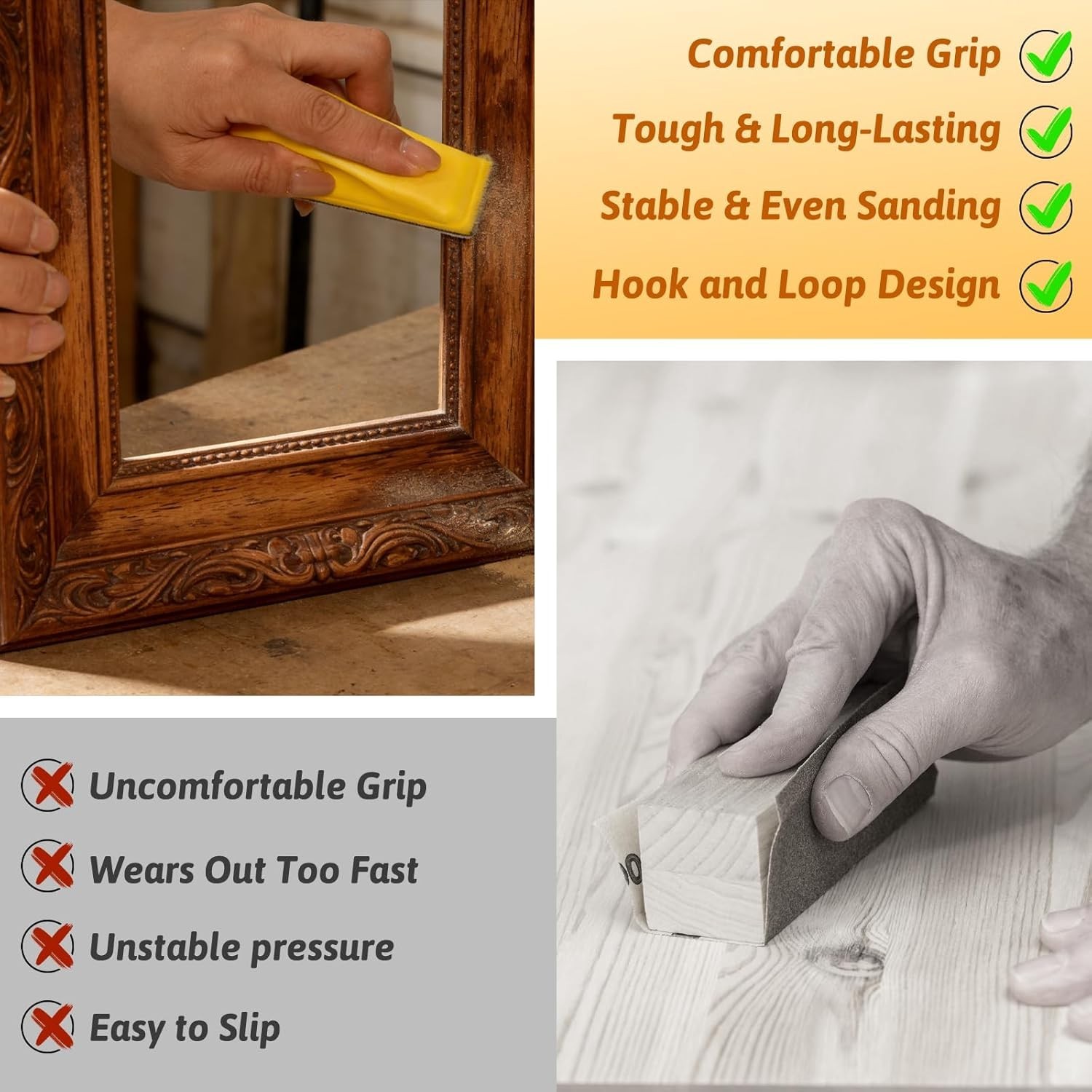 Comprehensive 180 PCS Sandpaper Set with Ergonomic Mini Sander for Crafts