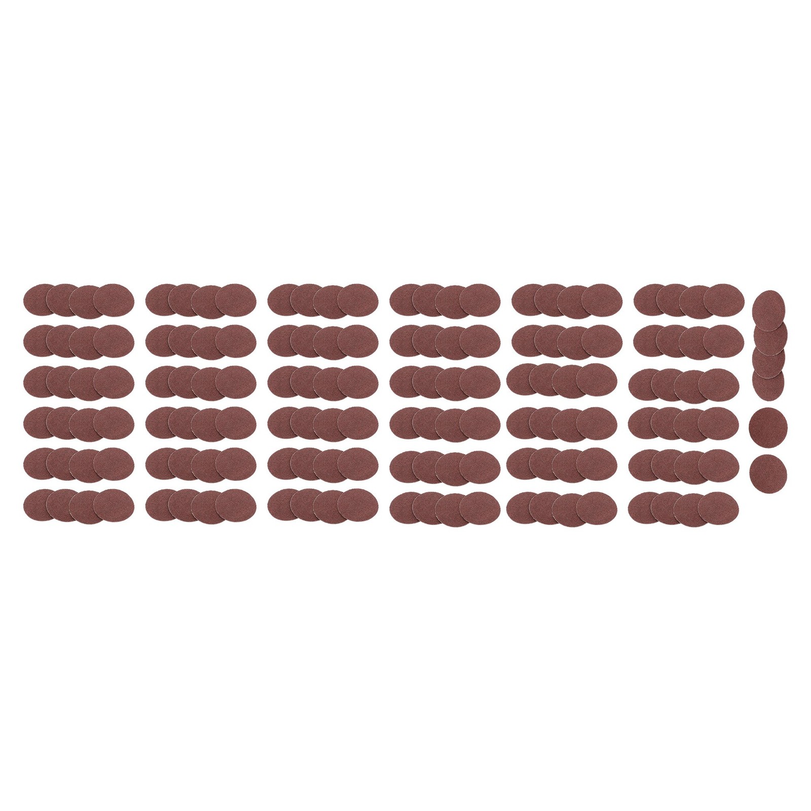 150 Pieces Medium Red Torque Sanding Discs for Die Grinder 2 Inch 80 Grit