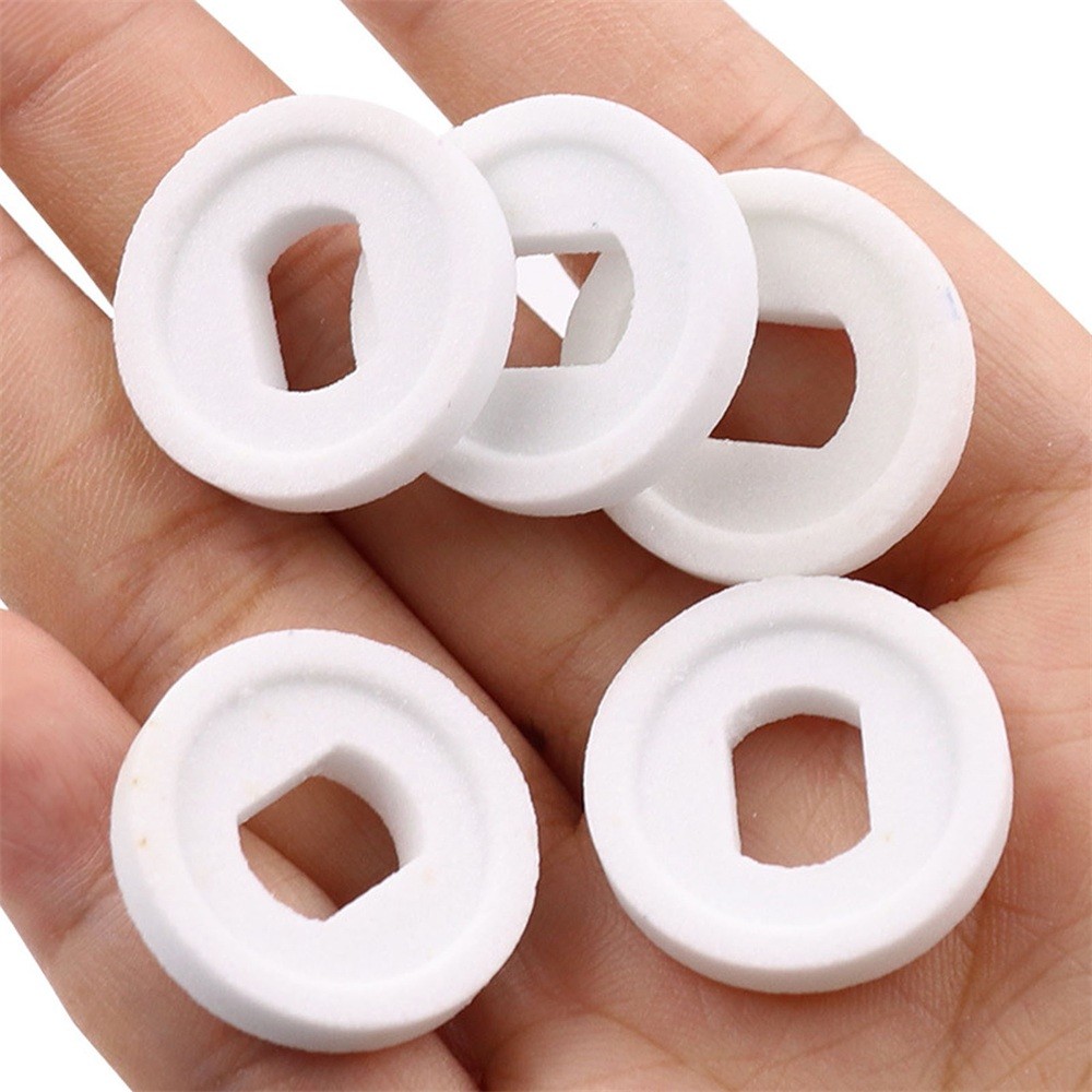 10Pcs 22mm Grinding Wheel 150# Single-sided Concave Shape Disc Replacement White