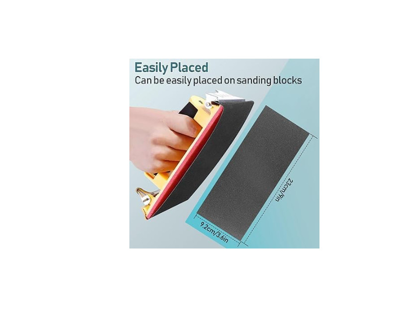 72PCS Wet Dry Sandpaper Assortment, 400-3000 Grit, 9 X 3.6 Inch