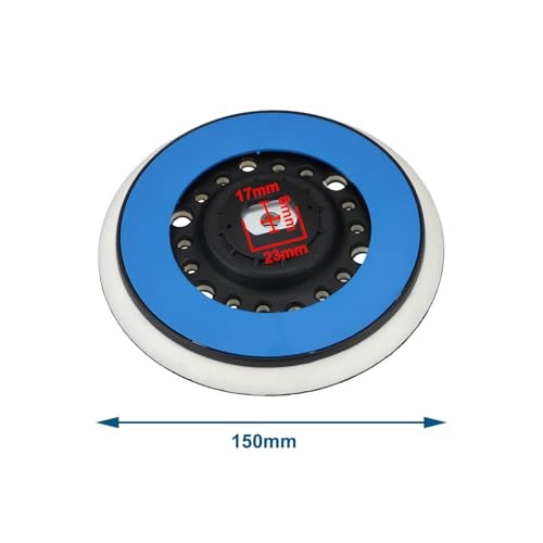150 mm Backing Pad M8 Bolt Included Compatible with Rupes Bigfoot Compatible
