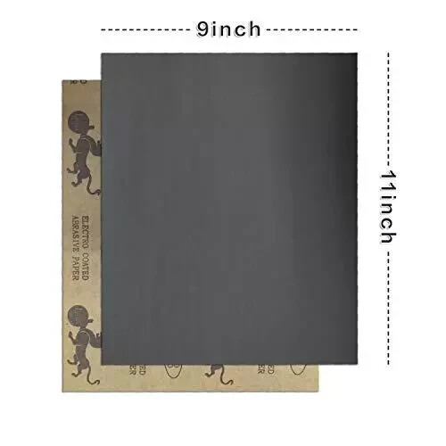 800 Grit Sandpaper For Wood Furniture Finishing Metal Sanding And Automotive Pol