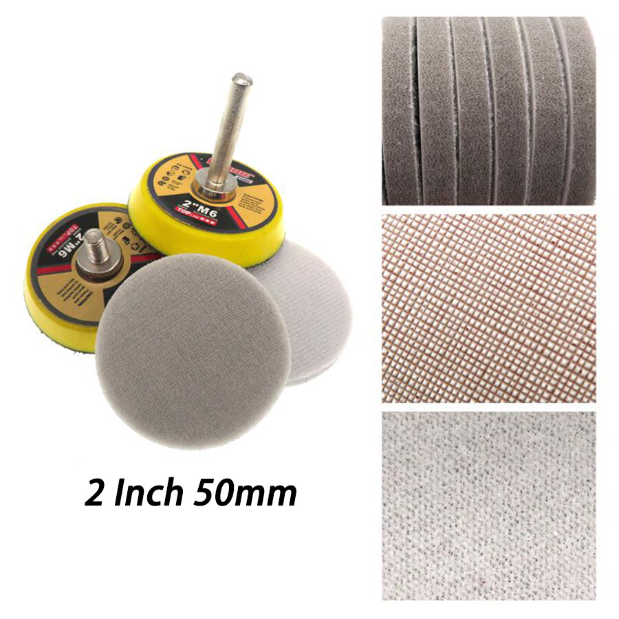 50mm/75mm Sponge Sanding Discs 320 – 8000 Grit Wet and Dry Hook & Loop Sandpaper