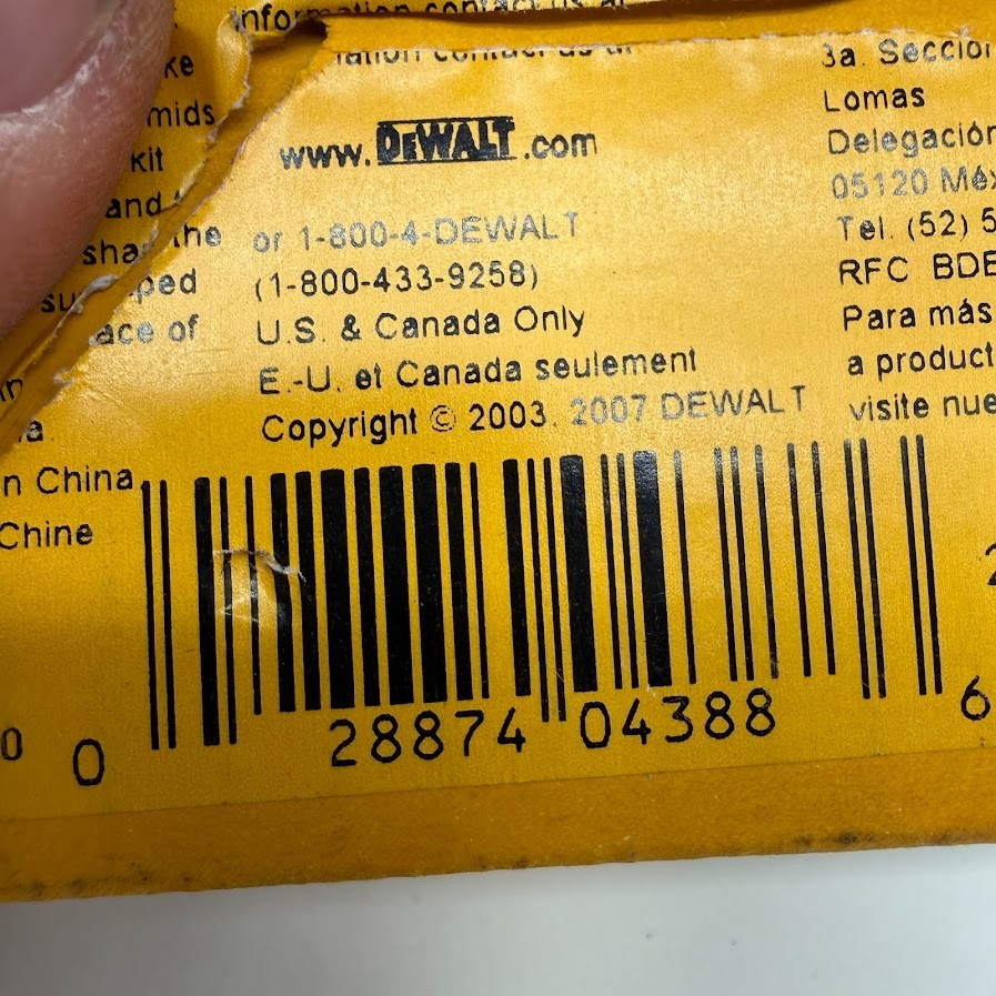 DEWALT 5 in. Random Orbit Palm Sander Pad DW4388