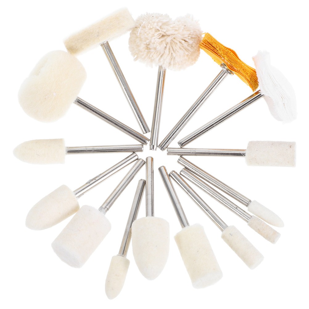 50 Pcs Polishing Buffing Wheel Set Mini Brush for Jewelry Watch Repair