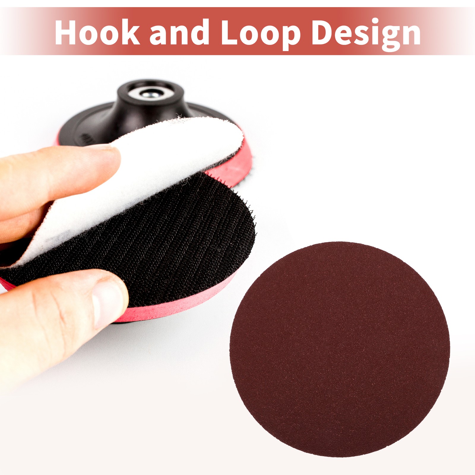 Universal 12″ Sanding Discs Round Hook and Loop Sandpaper 40 Grits Pack of 10