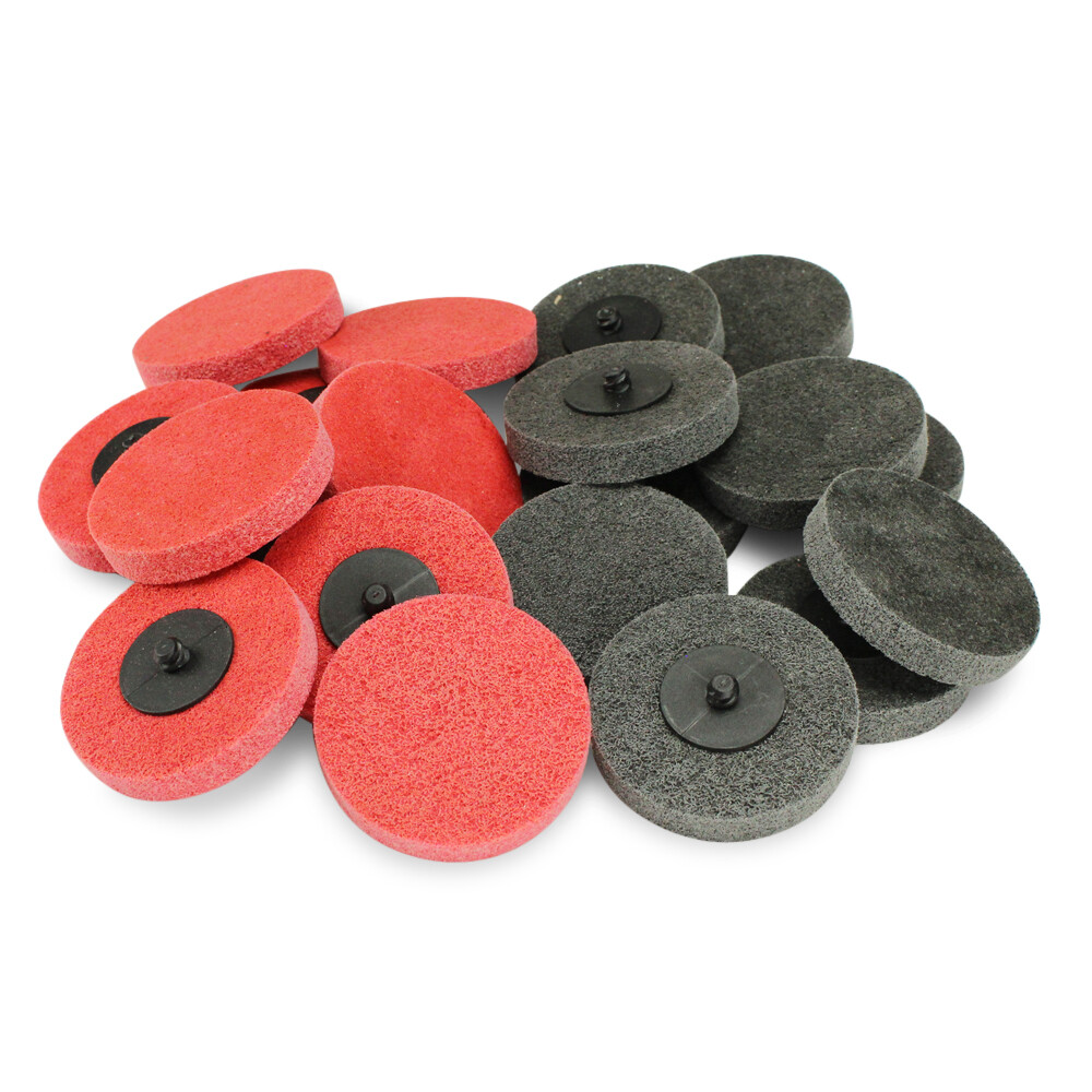 10 Pack – 3″ Quick Change Surface Preparation Disc Non-Woven Die Grinder Pads