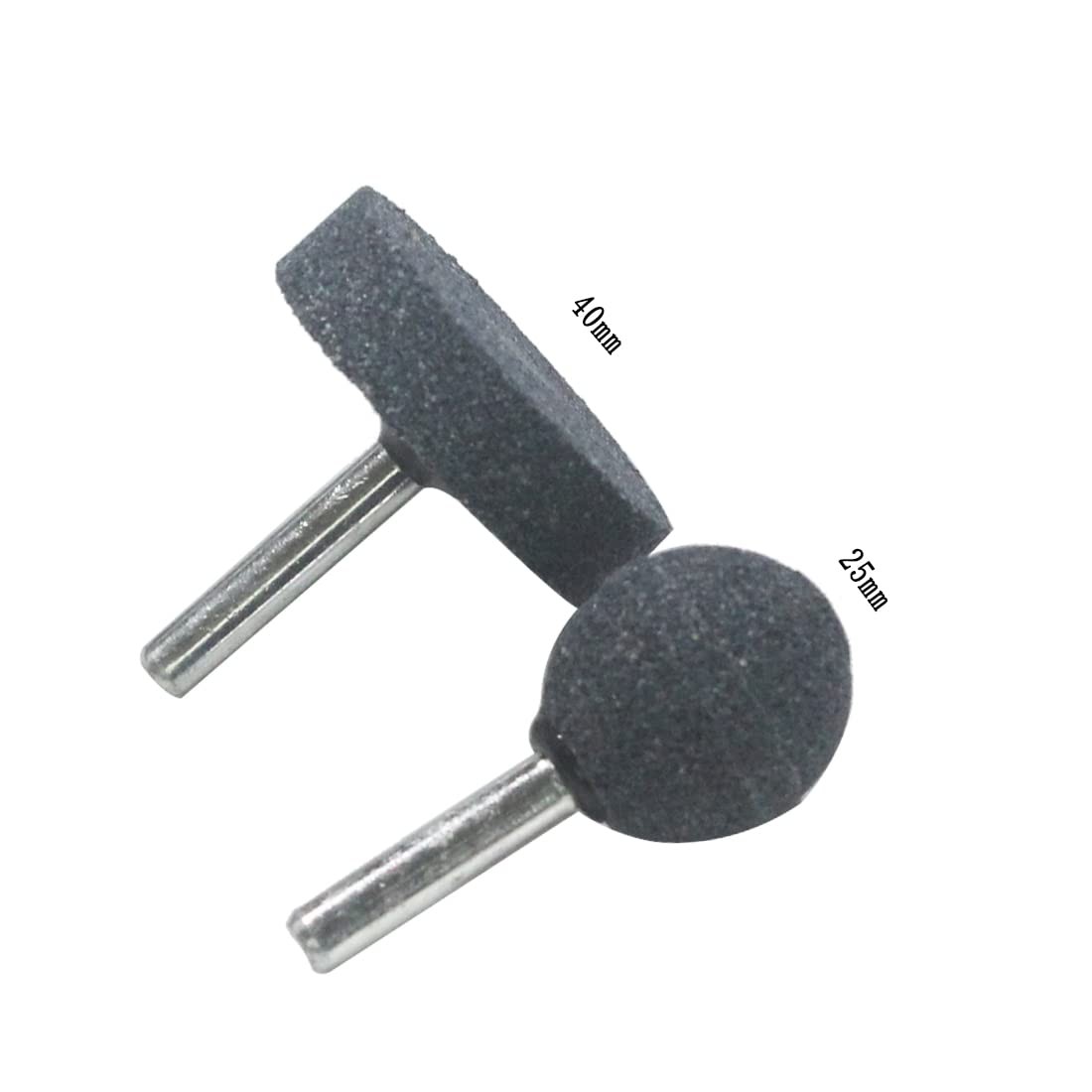 10 Pcs Rotary Grinding Stone 1/4 Inch Shank Abrasive Stones for Metal Aluminum