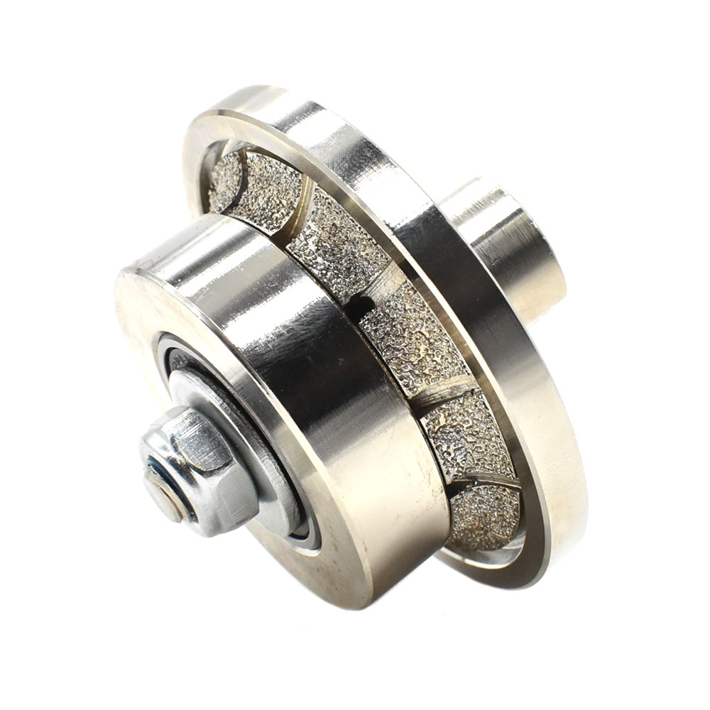 3/16″ Radius Vacuum Brazed Premium Diamond Profile Wheel with Threads – 316RPW
