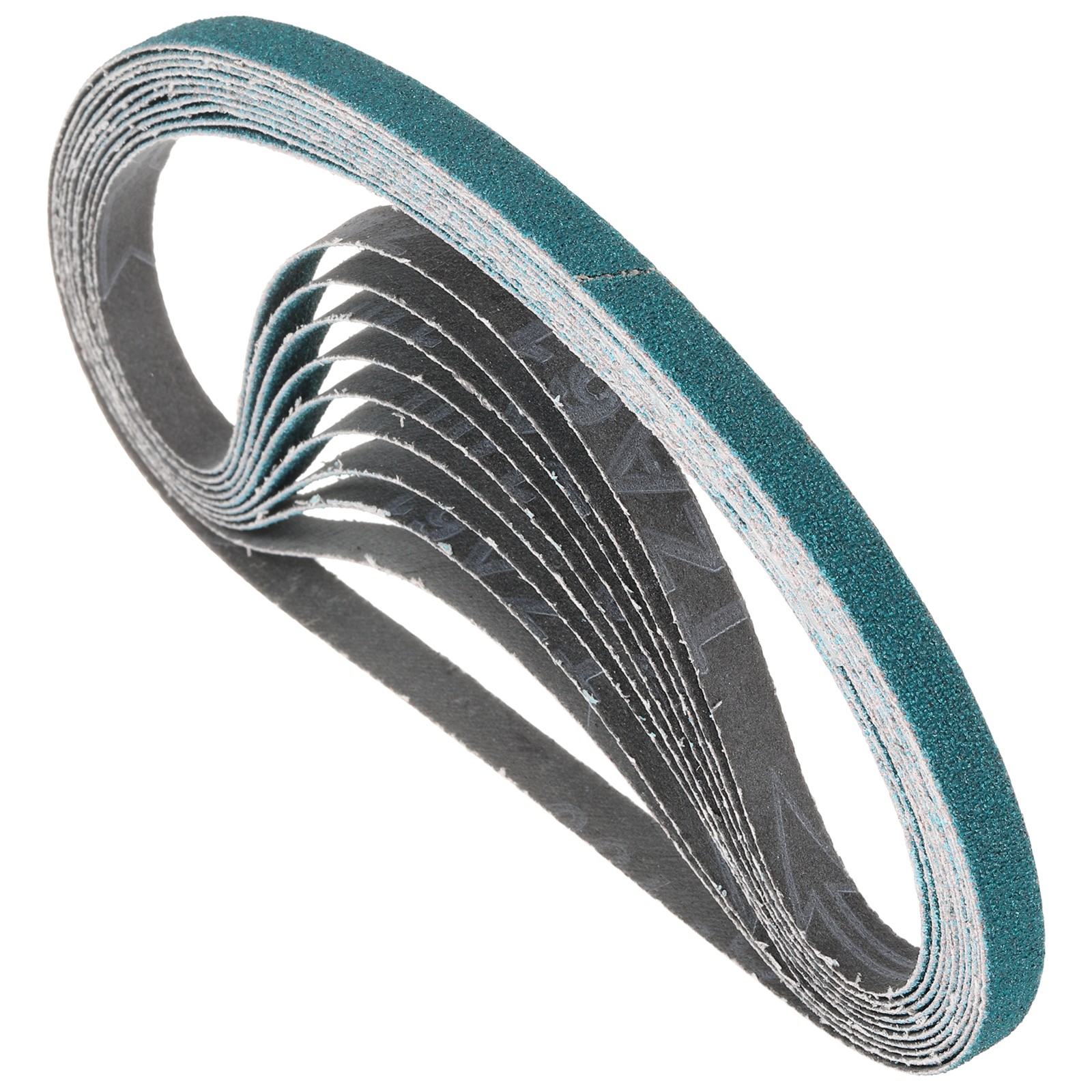 10Pack Sanding Belt, 1/2 x 18 Inch 120 Grit Zirconia Abrasive Belt