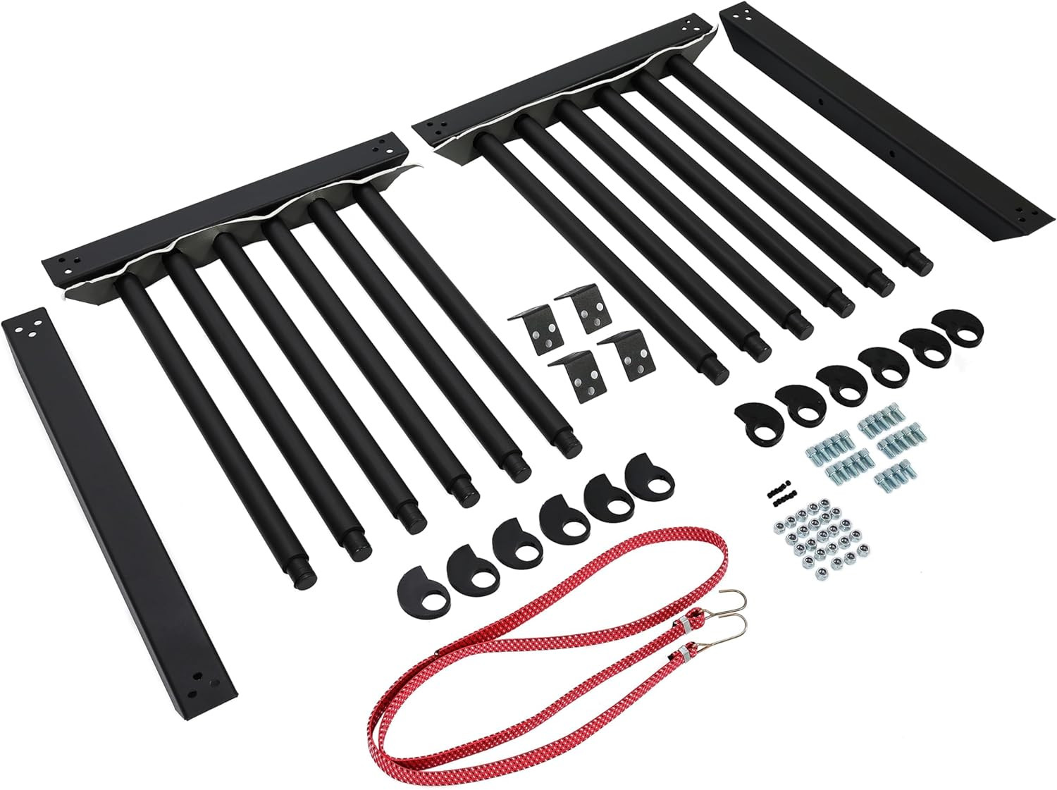 5-Lite 24″ Windshield Glass Rack with Rubber Pads & Steel Holder