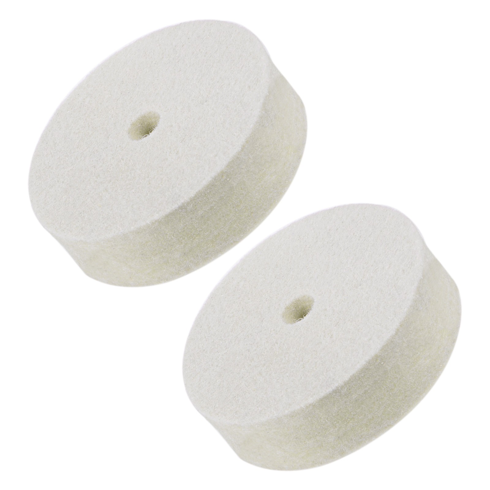 2pcs 3″ Diameter Wool Polishing Wheel for Metal Copper and Aluminum