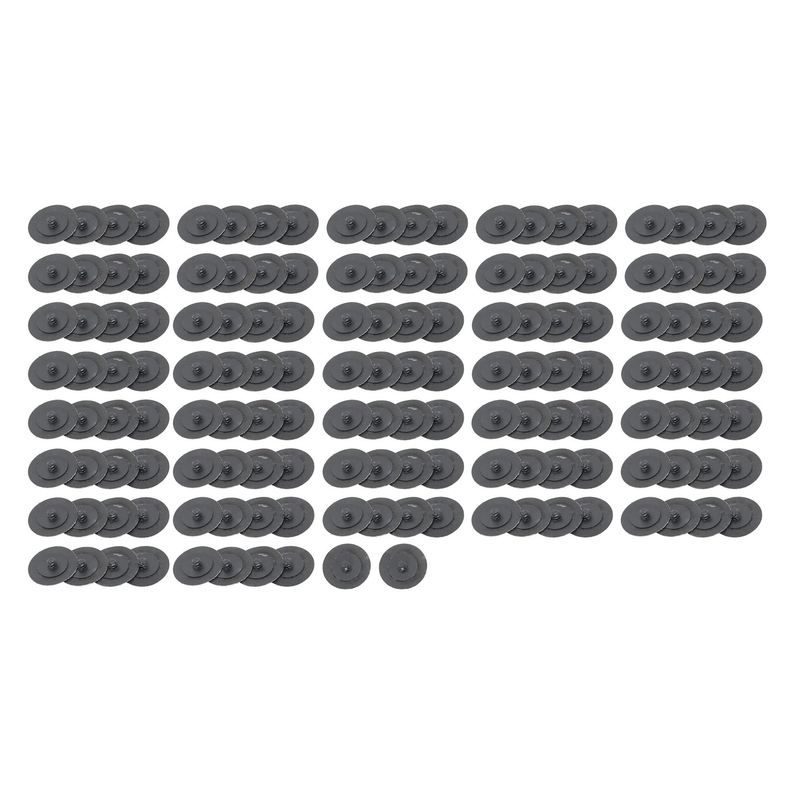 2 Inch 80 Grit Medium Red Torque Sanding Discs for Die Grinder 150 Pieces