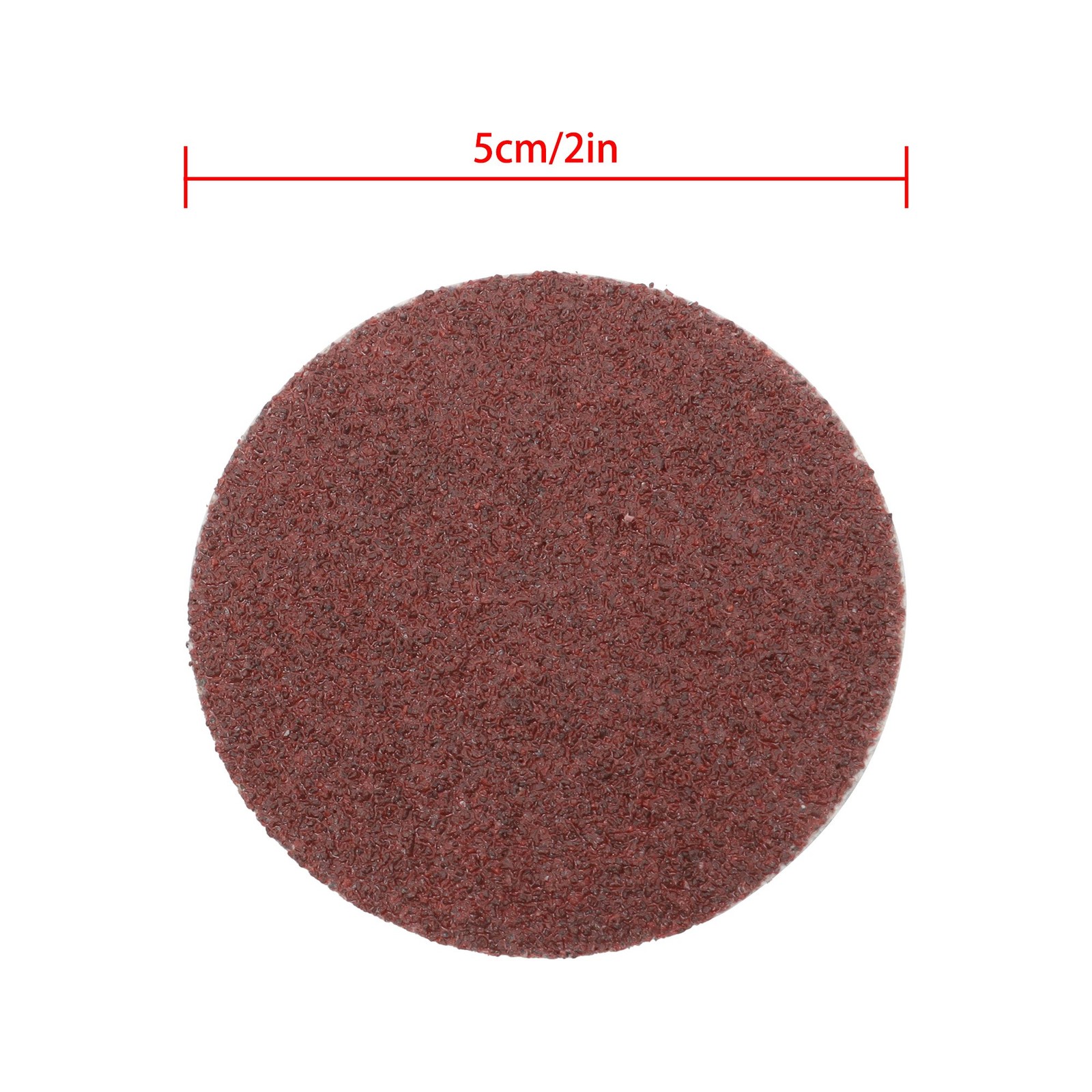 150 Pieces 2 Inch 80 Grit Medium Red Torque Sanding Discs for Die Grinder