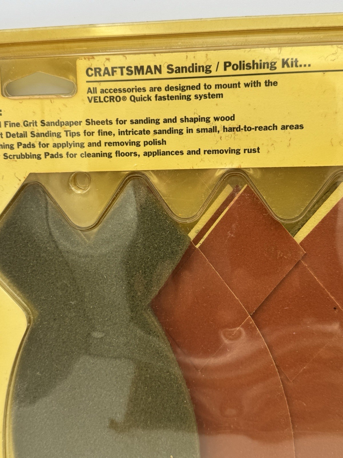 Set Of 2 NOS Sears Craftsman Sanding Polishing Kit For Craftsman Mouse Sanders