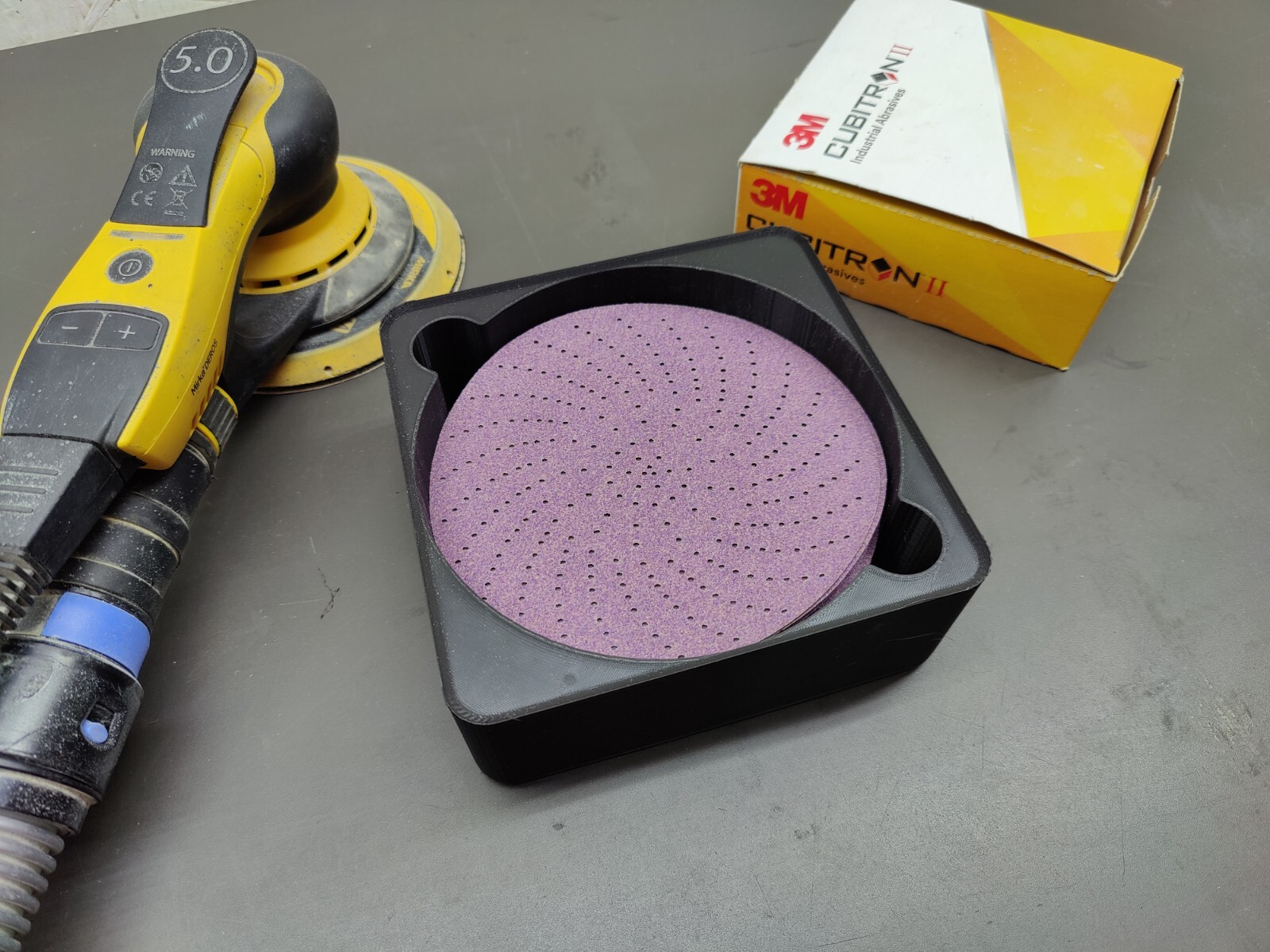 Orbital Sandpaper Holder, 6″ (150mm)
