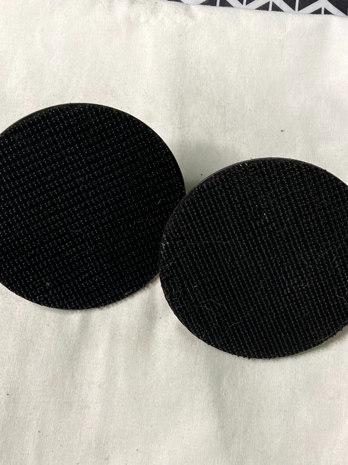 Hook and loop sanding backer pad 4 inch lot of 2 Made In USA 1/4 shank 3-11/16