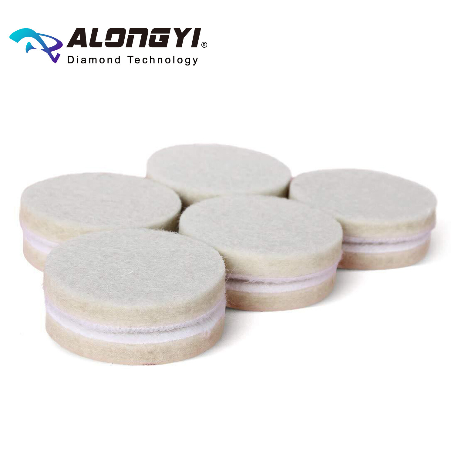 Wool Felt Polishing Pads Buffing Wheel for Car Glass Plastic Metal Stone