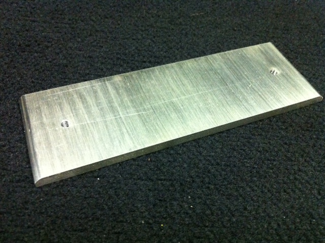 Belt Grinder Flat Platen for 2×72″ knife making grinder, A2 tool steel 2″