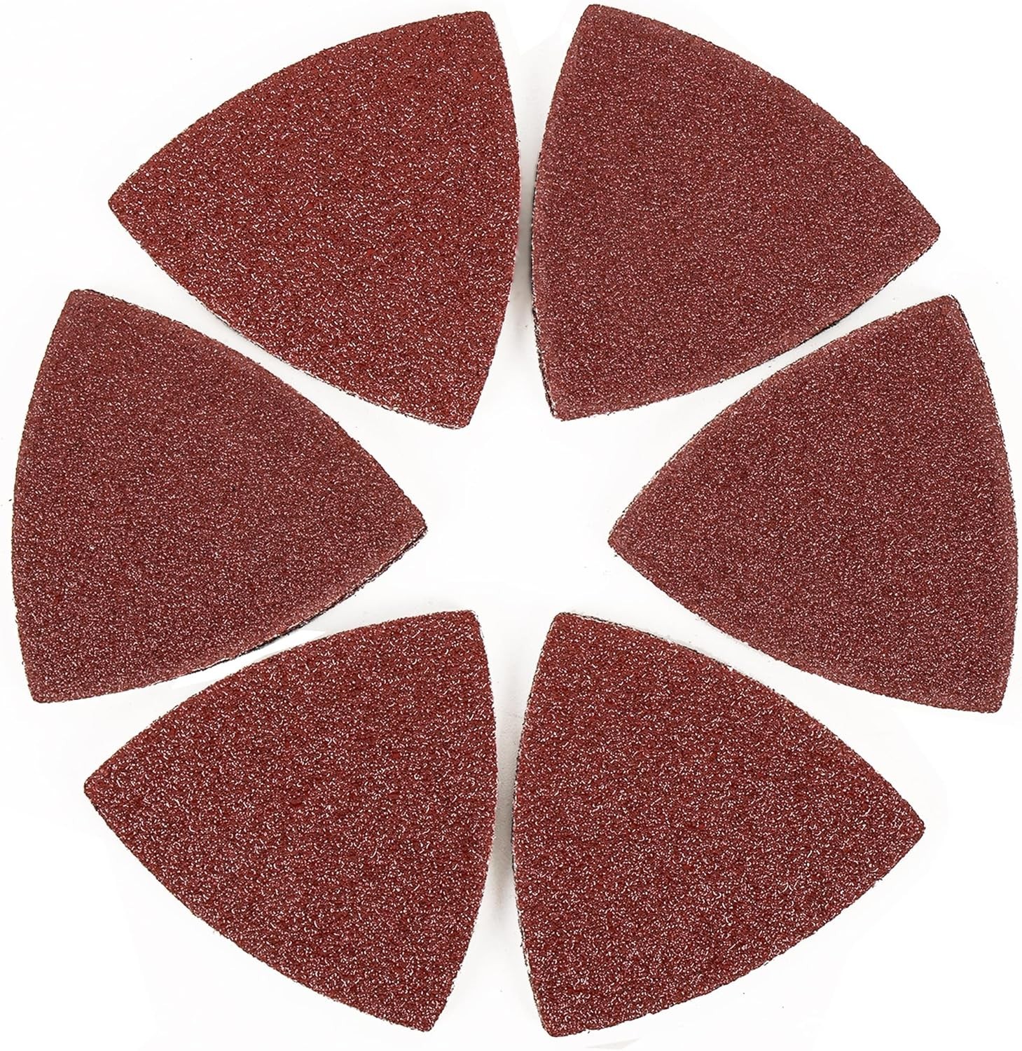 100pcs Triangle Sanding Pads for Oscillating Tools – Multi Grit Precision