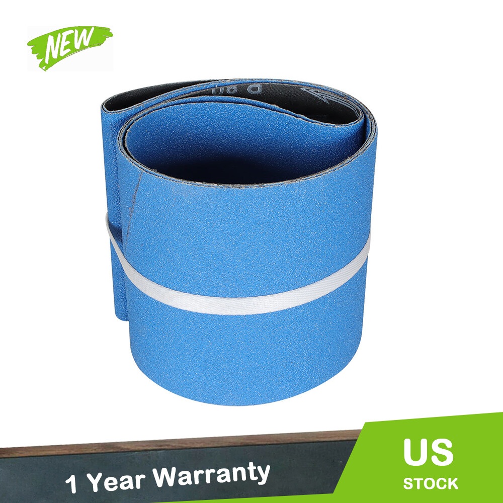 USA PREMIUM ZIRCONIA, X-WEIGHT SANDING BELTS 6″ X 48″, 2 – PACK, 80-GRIT