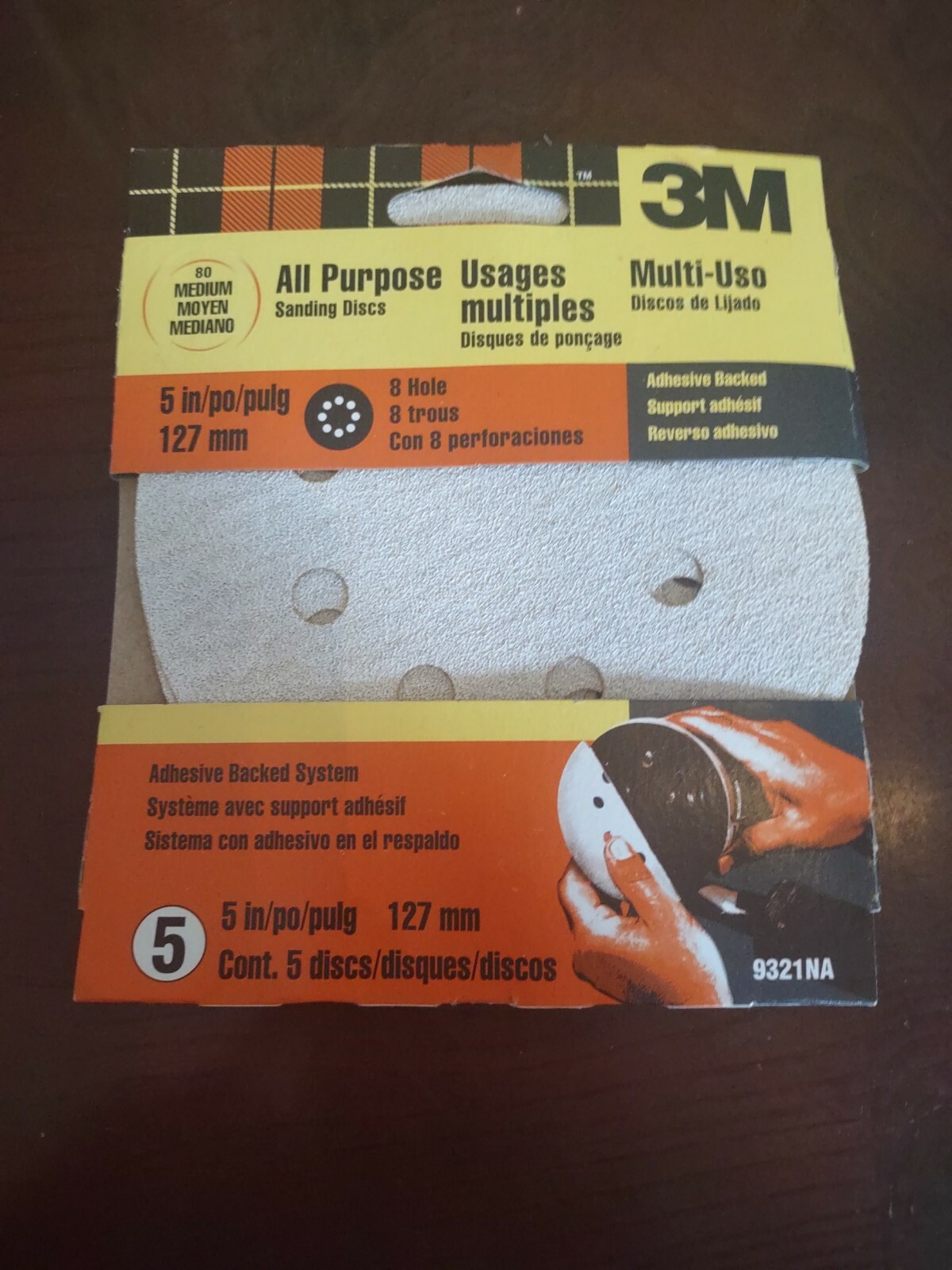 3M All Purpose Sanding Discs 5 In/Po/Pulg 127 mm