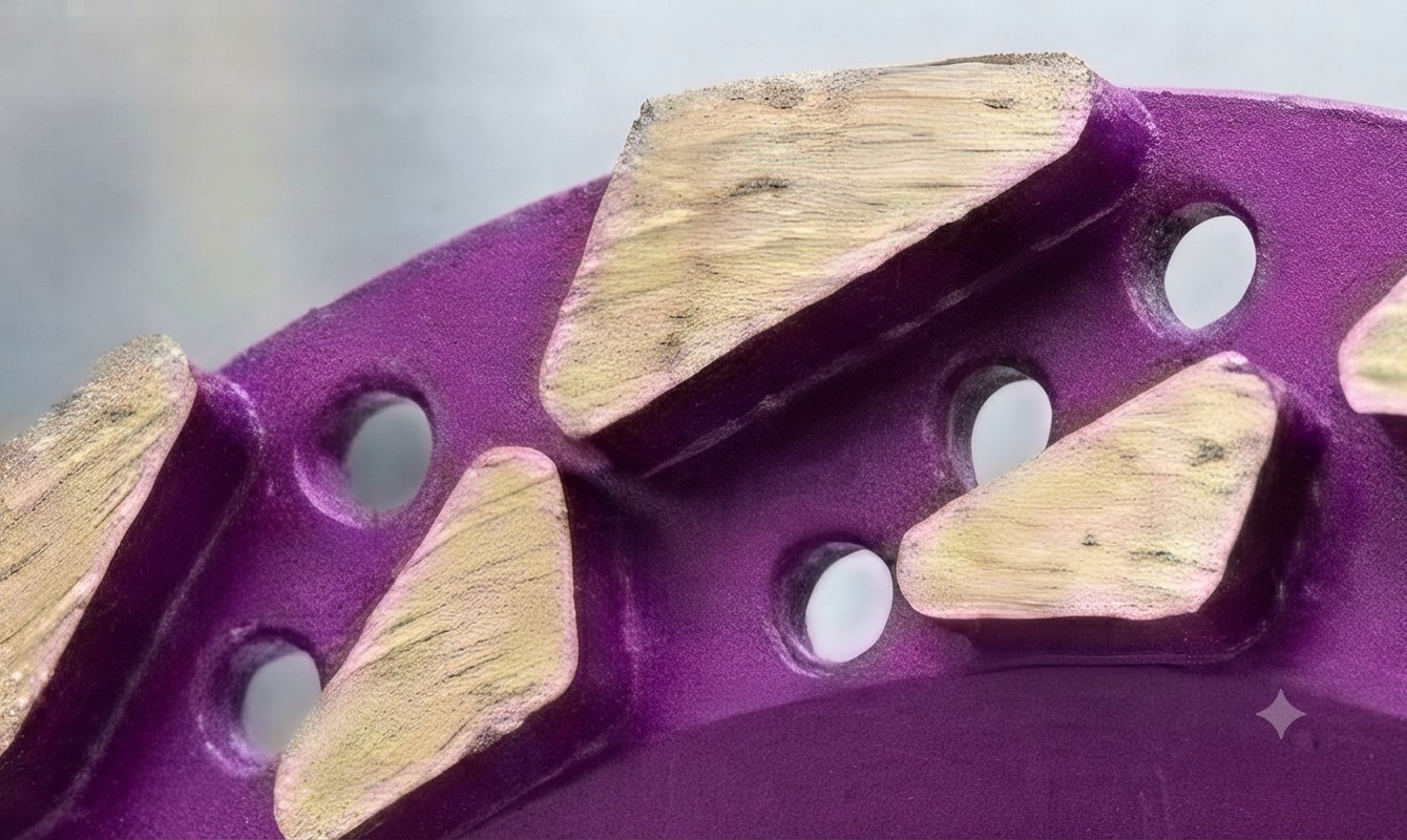 7″ Purple Concrete Eater – Professional Aggressive Diamond Cup Wheel 18/20 Grit