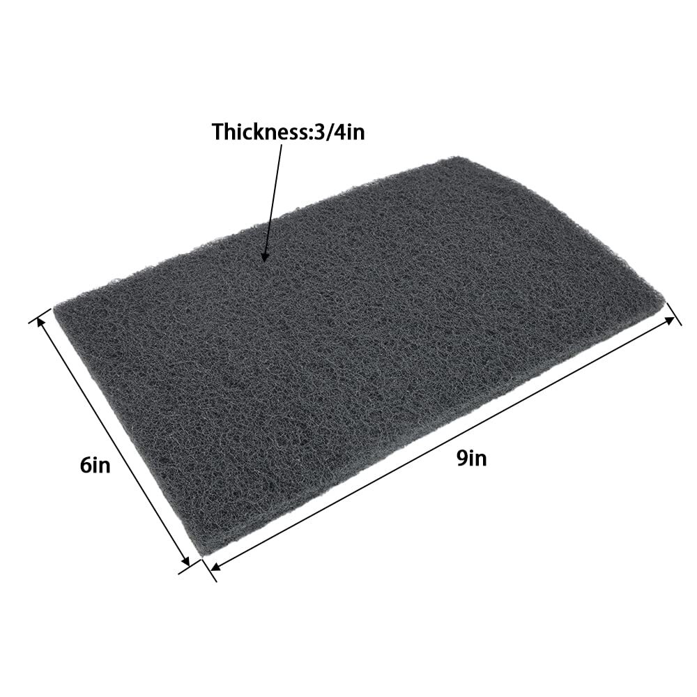 6” x 9” Scuff Pads 10PCS Gray Ultra Fine General Purpose Scuff Pads for Sanding