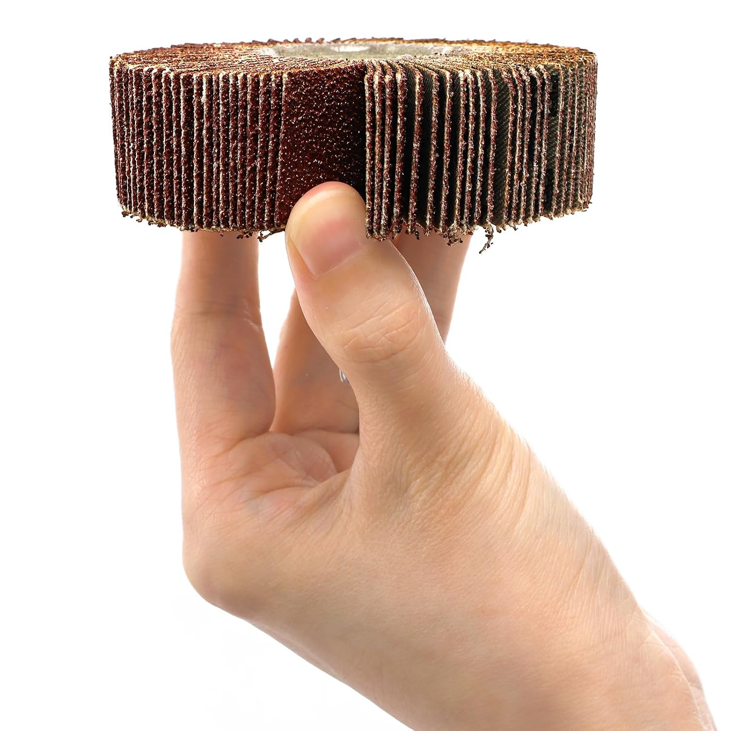 20 Pcs 10 Sizes Abrasive Flap Wheel Sander Set, 80 Grit Sanding Flap