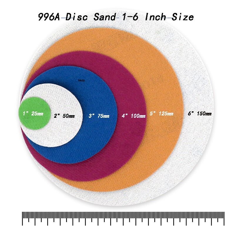 996A 25/50mm Wet&Dry Sanding Discs Hook&Loop 1″/2″ Sandpaper Pads Grit 60-10000#