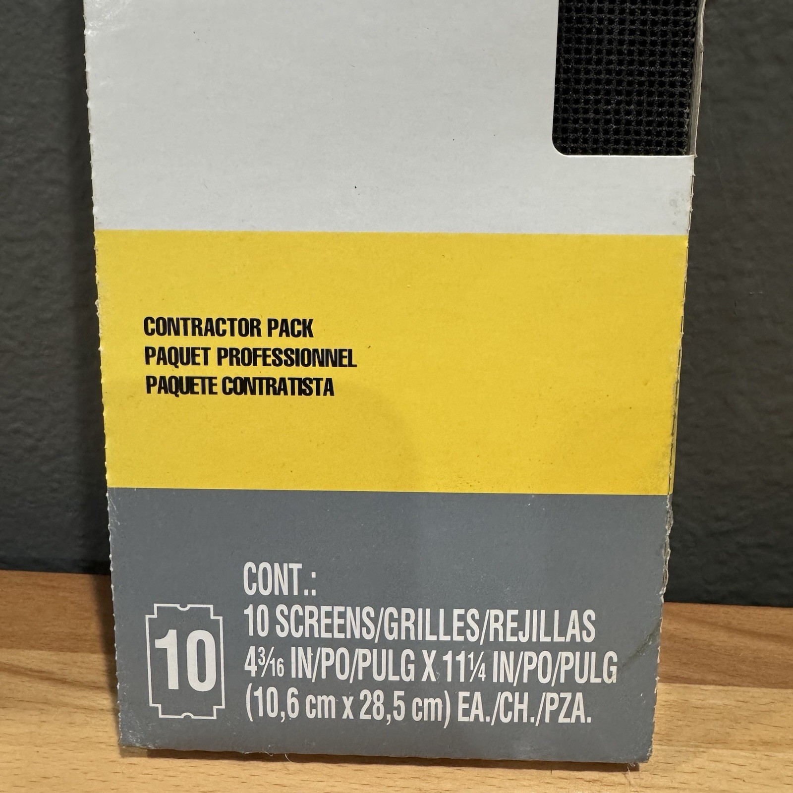 Drywall Sanding Sheets 4 3/16 In. X 11 1/4 In. 220 Grit Fine Screens (10-Pack)