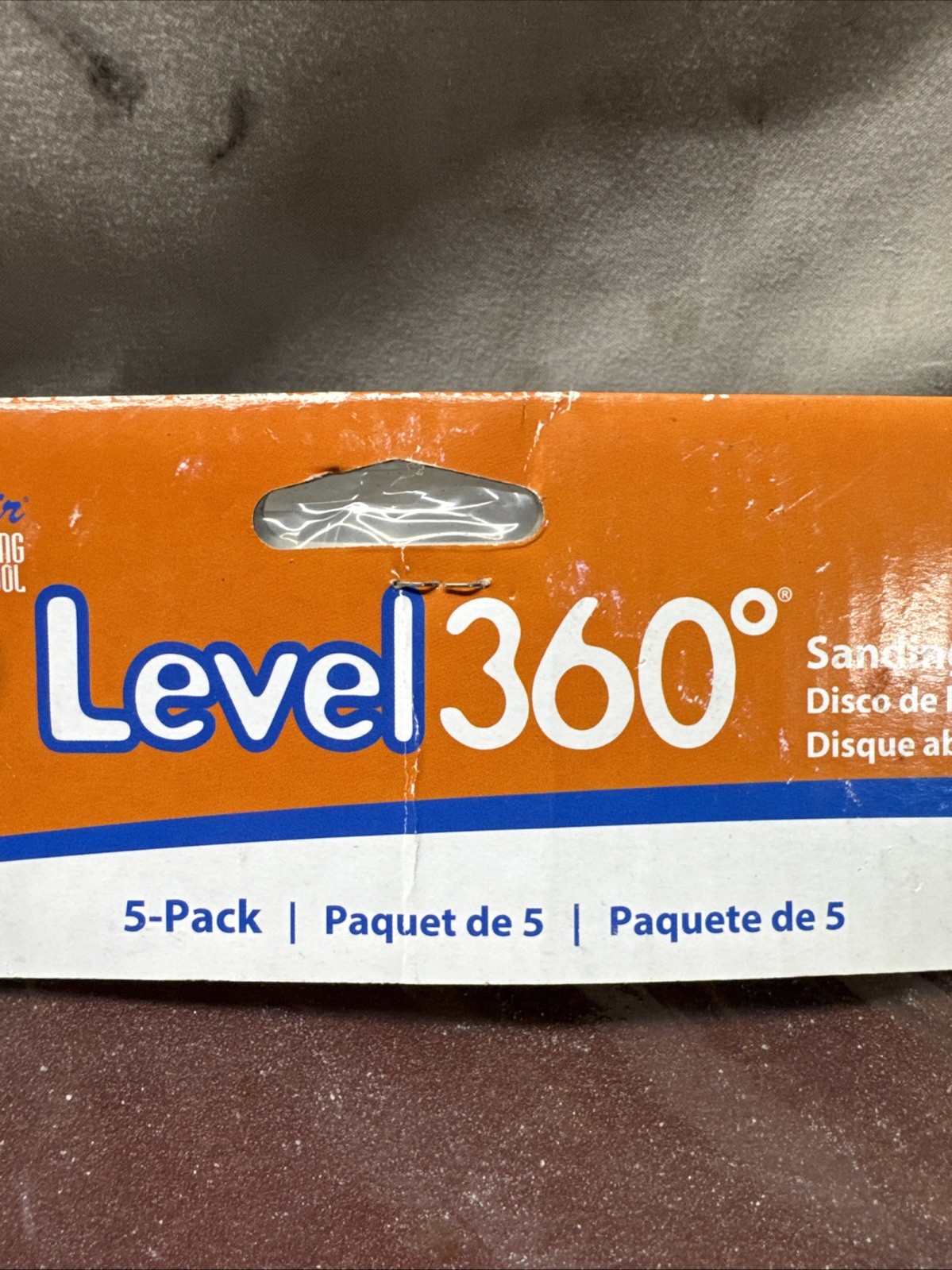 R•Level 360* Full Circle 100 Grit Sanding Disc Pack Of 5 NOS Lot Of 2