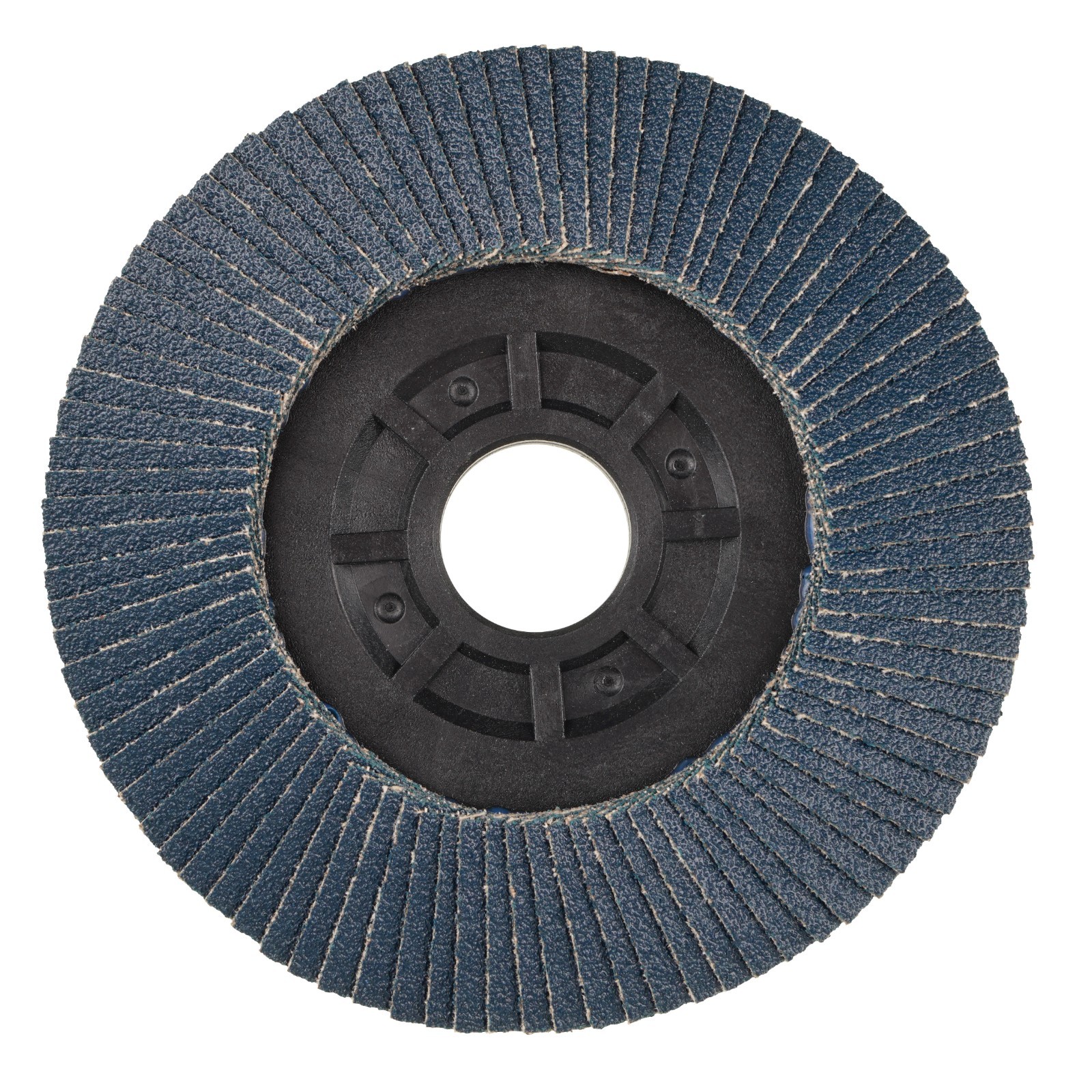 Weiler 50004 Tiger 7/8″ Arbor, 4-1/2″ Diameter, 80 Grit, Zirconium, Trimmable